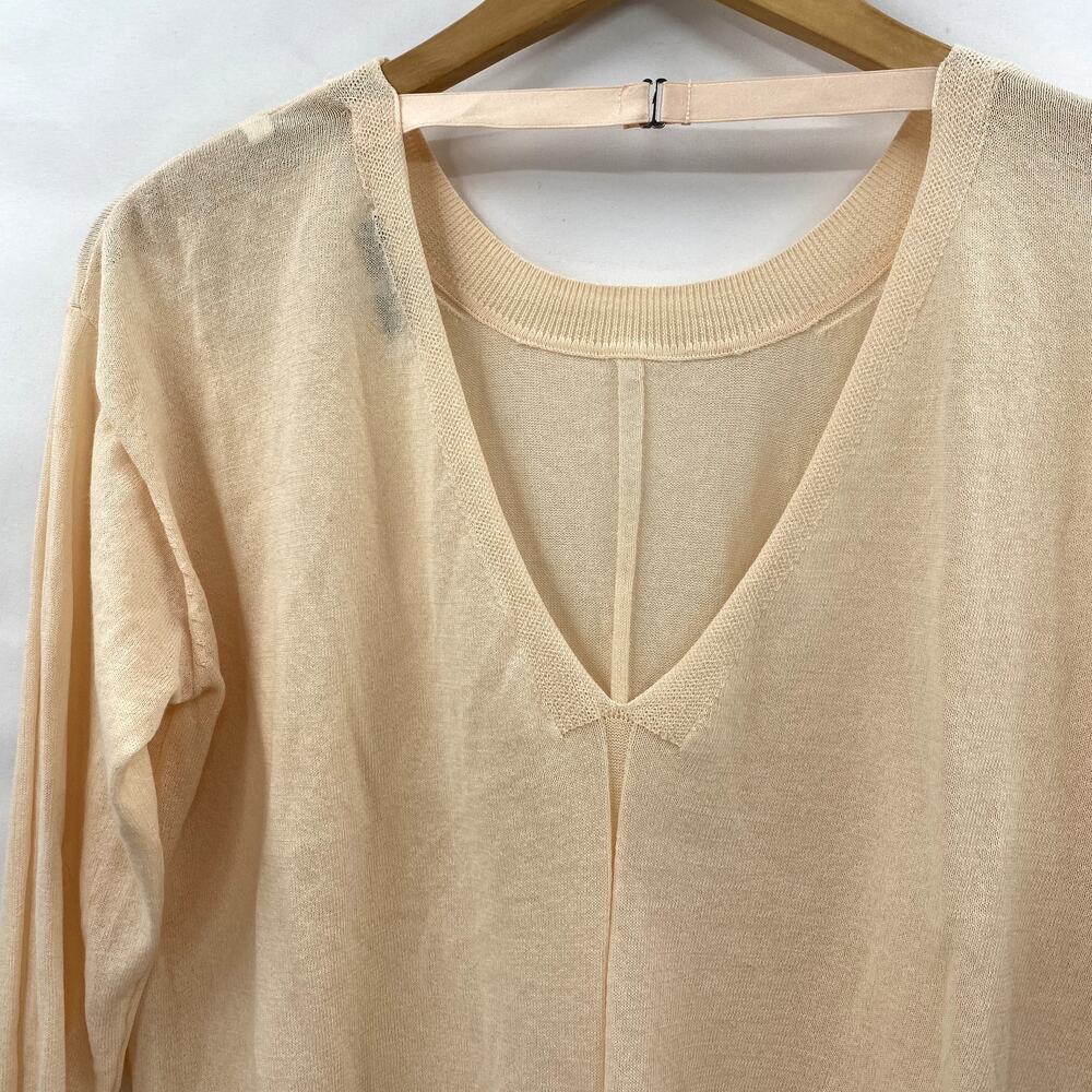 Sandro 1 Salmon Pink Knit Strap Sweater blouse - Picture 4 of 9